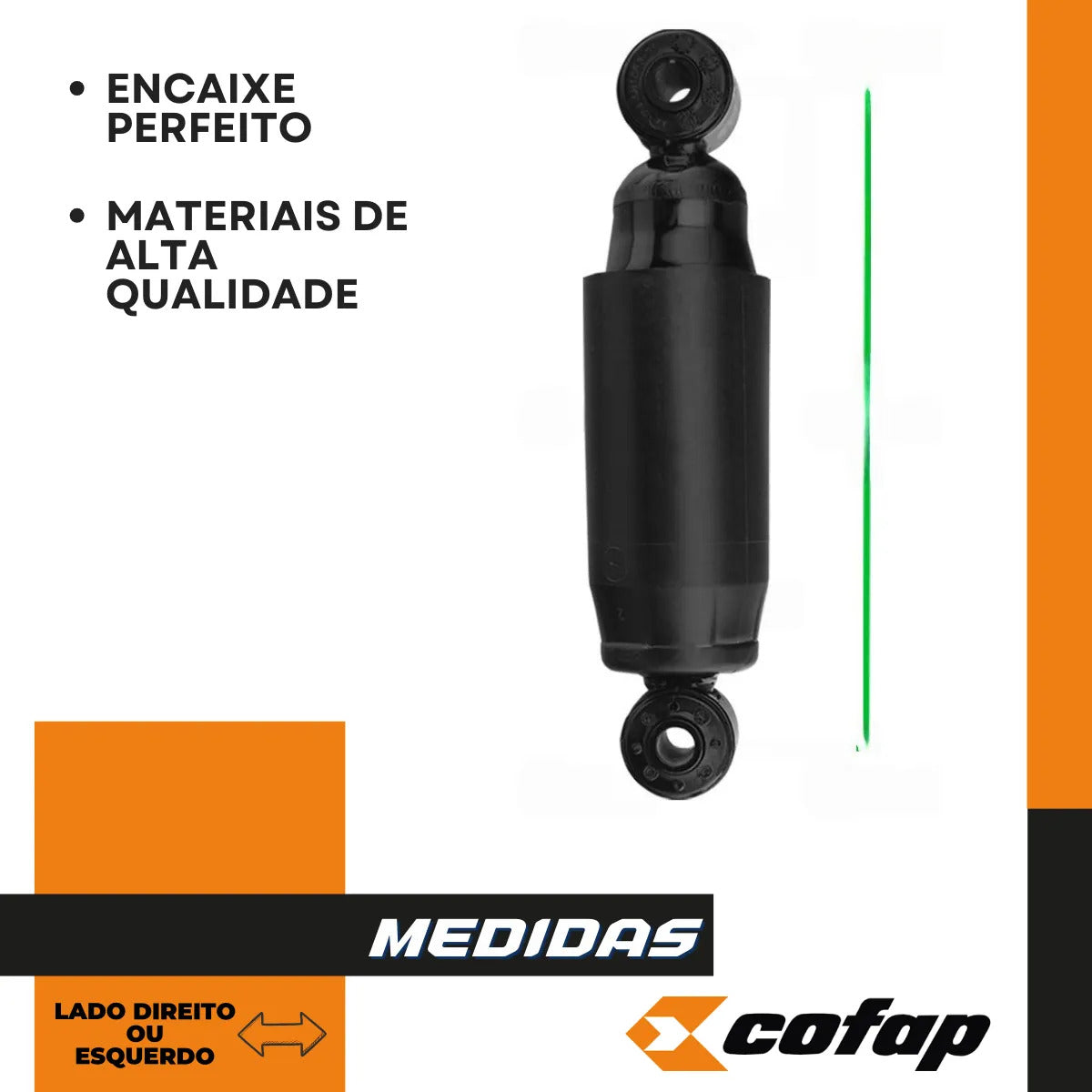 Amortecedor Dianteiro Silverado Diesel Cofap 1997 A 2002