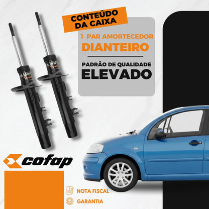 Par Amortecedor Dianteiro Citroen C3 2003 A 2012 Cofap