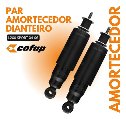 Par Amortecedor Dianteiro L200 Sport 2004 A 2006 Cofap Super