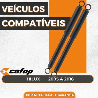 Par Amortecedor Traseiro Cofap Turbogás Toyota Hilux Picape