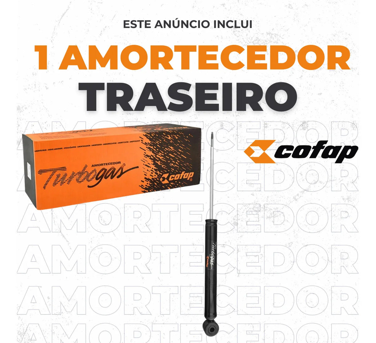 Amortecedor Traseiro Original Cofap Sandero 2007 2008