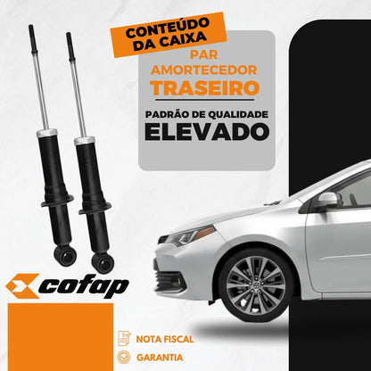 Par Amortecedor Traseiro  Corolla 2017 2018 Original Cofap