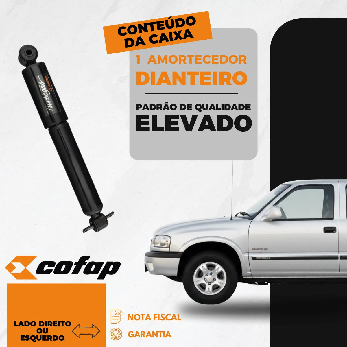 Amortecedor Dianteiro Original Cofap S-10 4x2 1995 A 1999