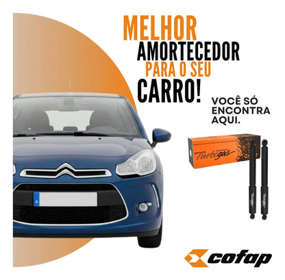 Par Amortecedor Traseiro Citroen C3 2003 A 2012 Origin Cofap