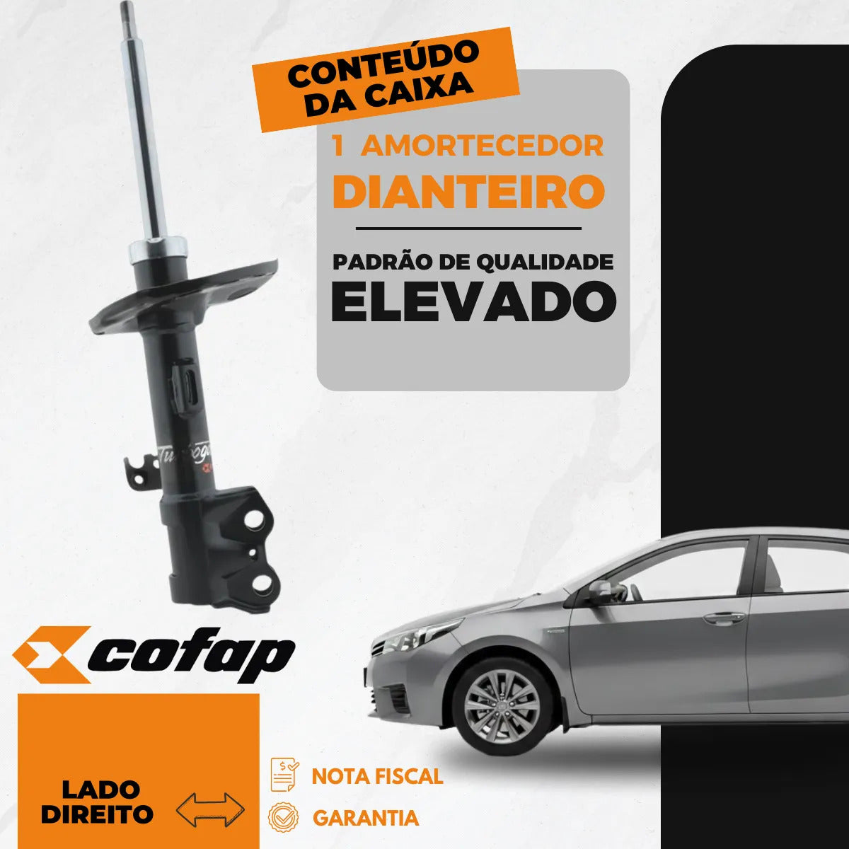Amortecedor Dianteiro Direito Corolla Xei 2.0l 2023 Cofap