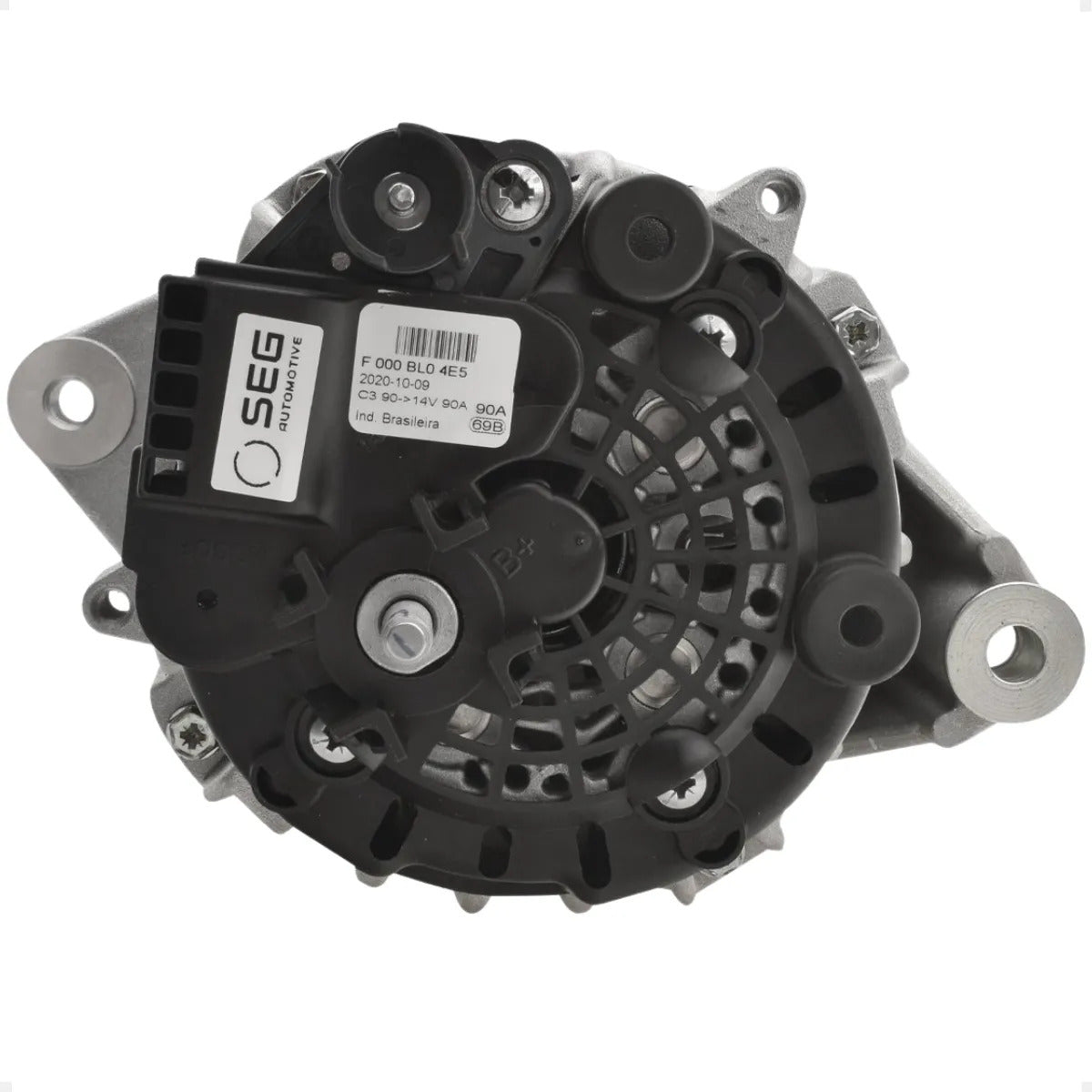 Alternador F350 F4000 Cummins 12v 90a 2014 Com Polia 8pk