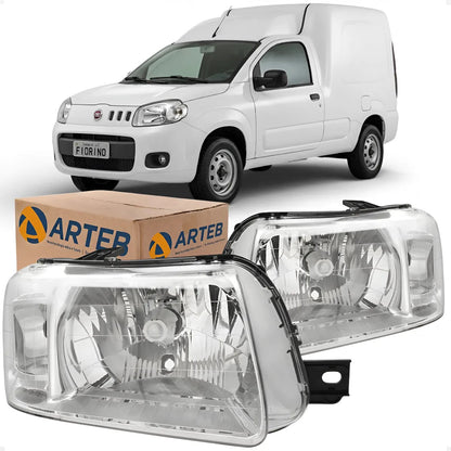Farol Fiat Uno Fiorino 04 05 06 07 08 09 10 11 12 2013 Arteb