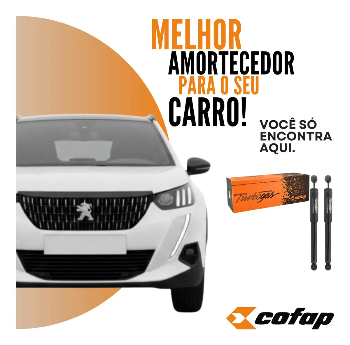 Par Amortecedor Traseiro Peugeot 2008 - 2019 Em Diante Cofap