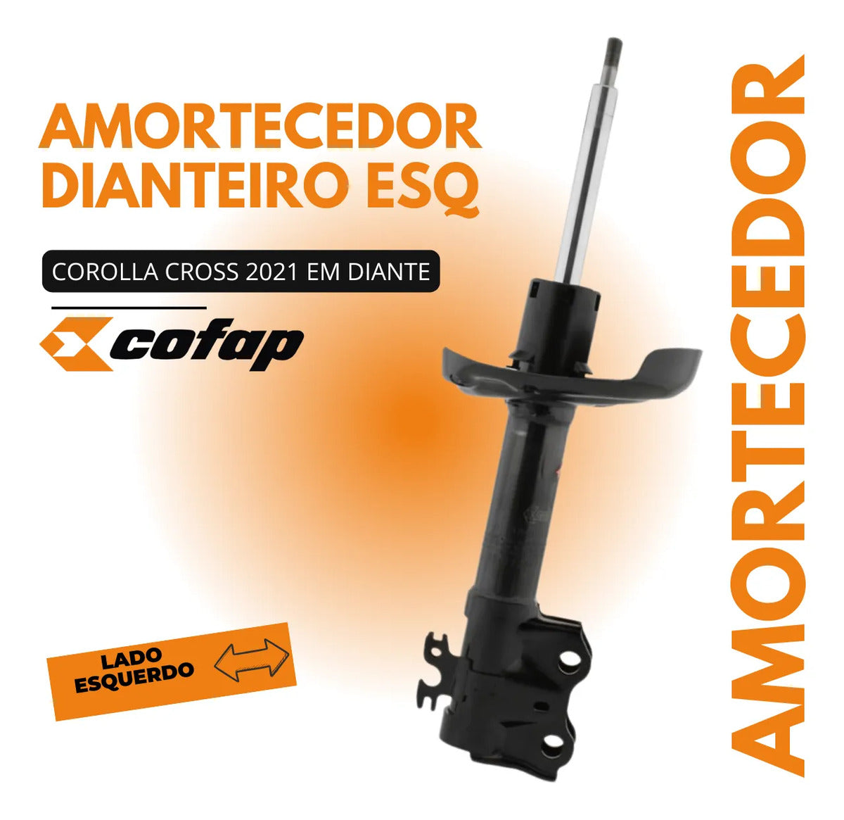 Amortecedor Dianteiro Esquerdo Corolla Cross 2021/cofap