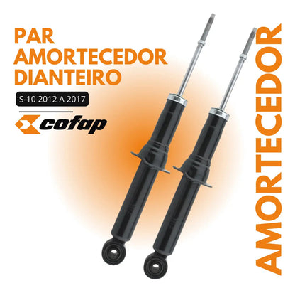 Par Amortecedor Dianteiro S10 4x4 2018 2019 Original Cofap