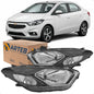 Farol H4 Mascara Negra Prisma Ltz Onix 2017 A 2019 Arteb