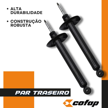 Par Amortecedor Traseiro Cofap Parati Quadrada 1984 A 1995