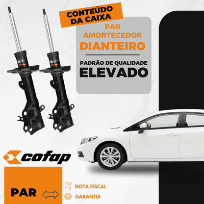 Par Amortecedor Dianteiro  Honda Civic 2.0 12/16 Cofap