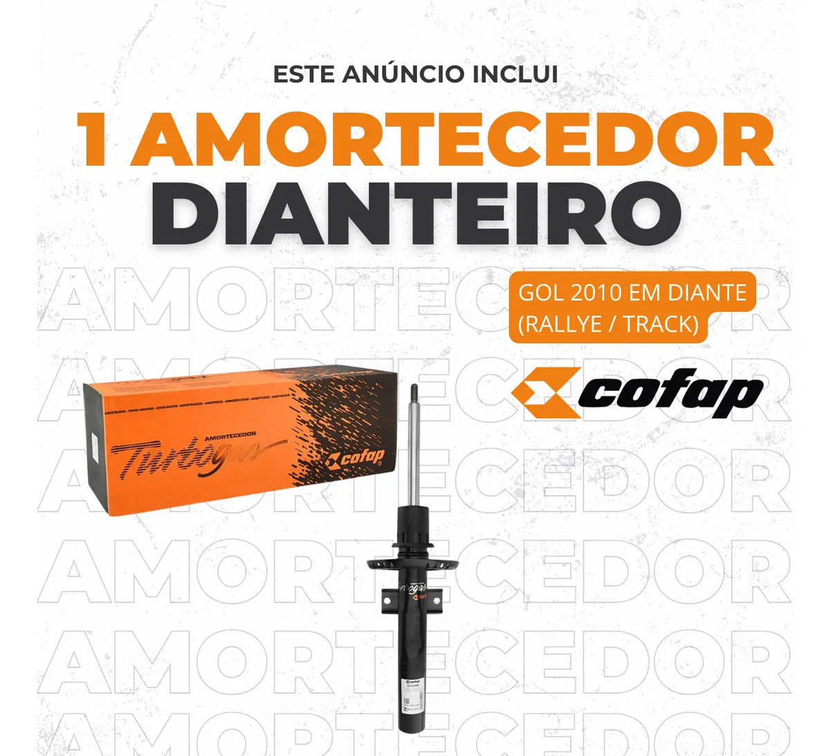 Amortecedor Dianteiro Gol G5 Rallye 2011 Cofap Original