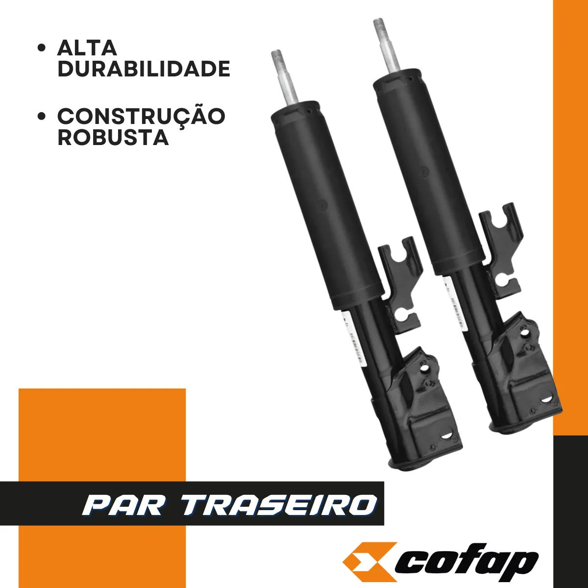 Par Amortecedor Traseiro Cofap Premio Eelba 89/96