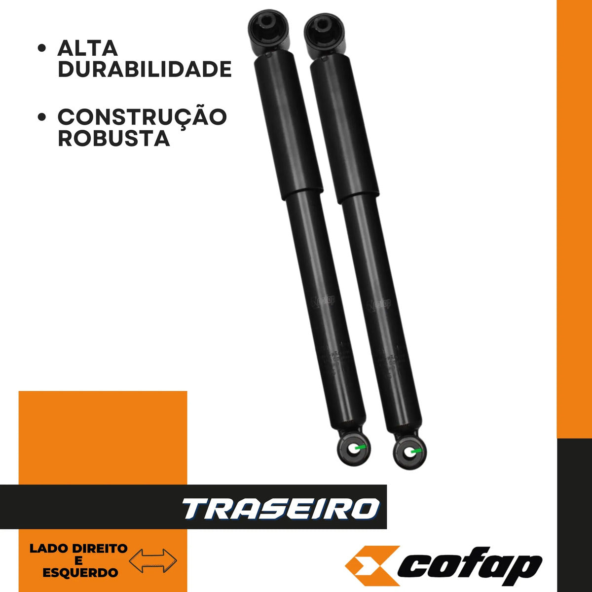 Par Amortecedor Traseiro Sentra Cofap Turbogas 07/11