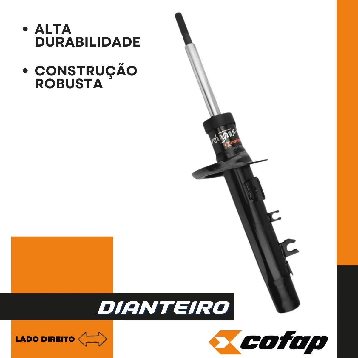 Amortecedor Dianteiro Citroen C3 03 A 2012 Cofap Lado Direit