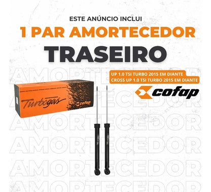Par Amortecedor Traseiro Cofap Tsi Turbo 2015 Em Diante