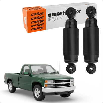 Par Amortecedor Dianteiro Silverado Diesel Cofap 1997 A 2002