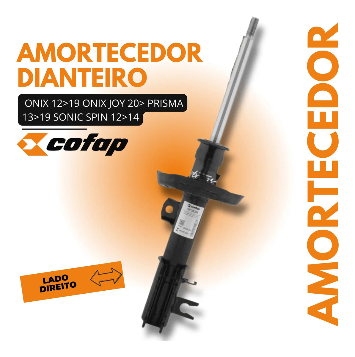 Amortecedor Dianteiro Direito Prisma 13 - 19 Cofap Gp30650