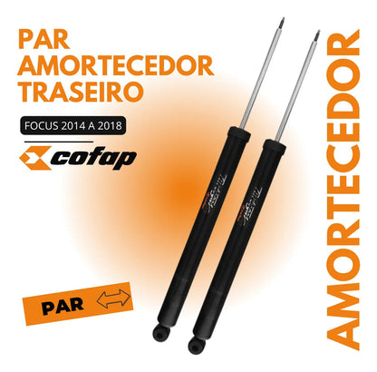 Par Amortecedor Traseiro Focus 2.0 2014 2015 Cofap Original