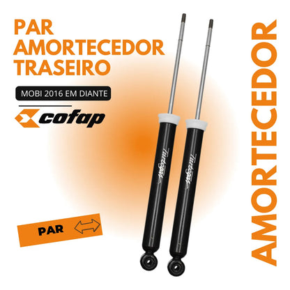 Par Amortecedor Traseiro Mobi 1.0 Flex Original Cofap