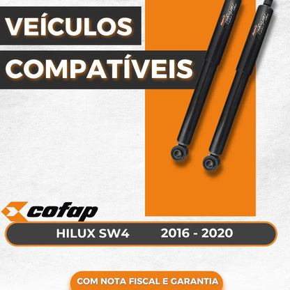 Par Amortecedor Traseiro Hilux Sw4 2016 A 2020 Cofap