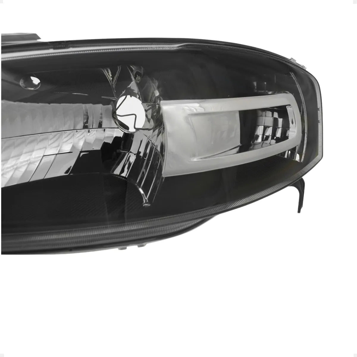 Farol Gol G4 2005 Diante Máscara Negra Defletor Cromad Arteb
