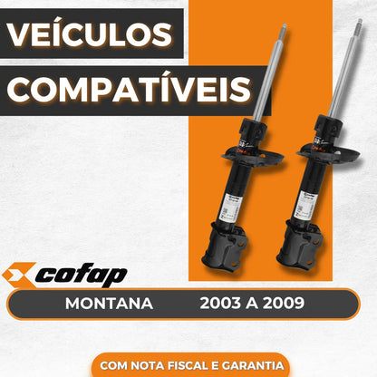Par Amortecedor Dianteiro Montana 2004 A 2009 - Cofap