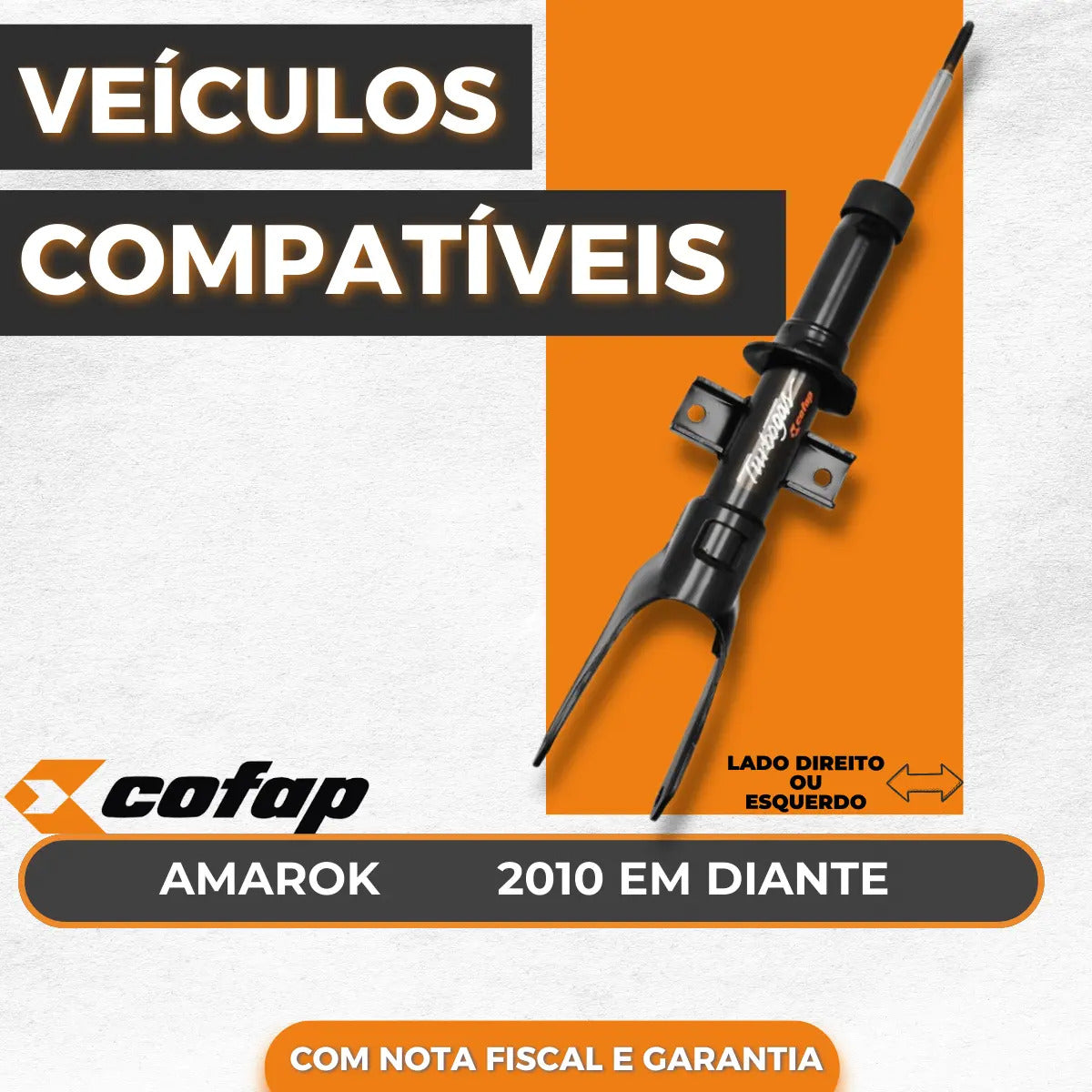 Amortecedores Dianteiros Cofap Amarok 2010 Em Diante