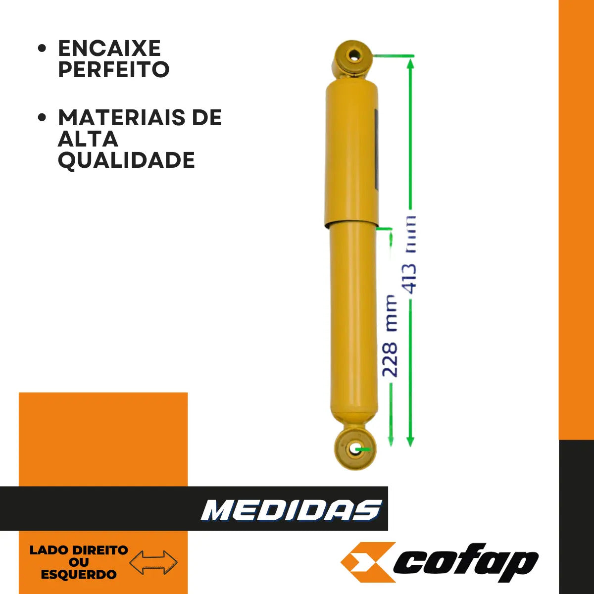 Amortecedor Dianteiro Cofap S10 4x4 06/2006 A 2011