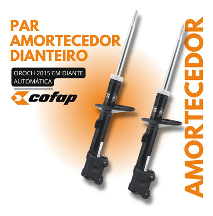 Par Amortecedor Dianteiro Oroch Automático 2015 A 2024 Cofap