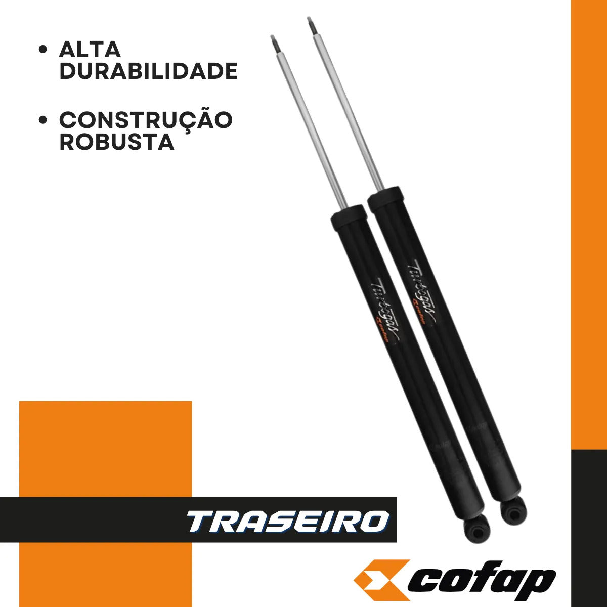 Par Amortecedor Traseiro Focus 2.0 2014 2015 Cofap Original