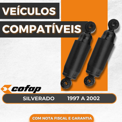 Par Amortecedor Dianteiro Silverado Diesel Cofap 1997 A 2002