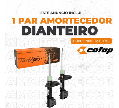 Par Amortecedor Dianteiro Doblo Original Cofap 2005