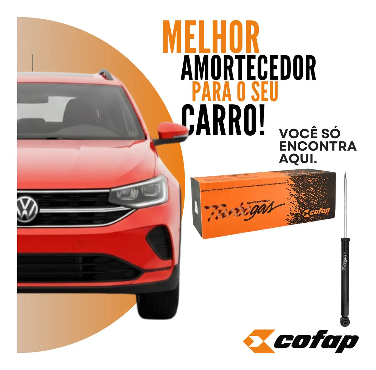 Amortecedor Traseiro Gás T-cross 2019 A 2025 Cofap - Gb48372