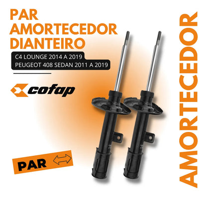 Par Amortecedor Dianteiro C4 Lounge 2014 A 2019 Cofap