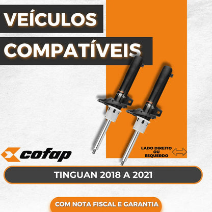Par Amortecedor Dianteiro Cofap Tiguan 2018 A 2021