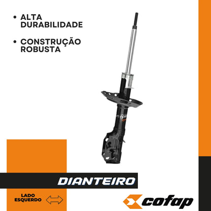 Amortecedor Dianteiro Esquerdo City Fit 2014 A 2022 Cofap