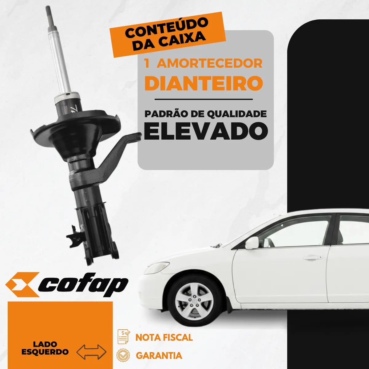 Amortecedor Turbogas Esquerdo Cofap Gp35977m