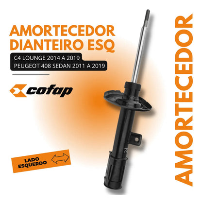 Amortecedor Dianteiro Esquerdo C4 Lounge 2014 A 2019 - Cofap