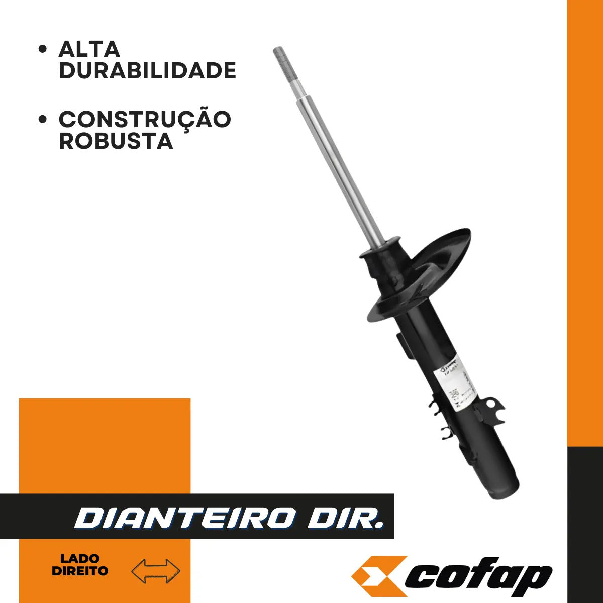 Amortecedor Dianteiro Direito Cofap C4 Cactus 2018 Até 2024