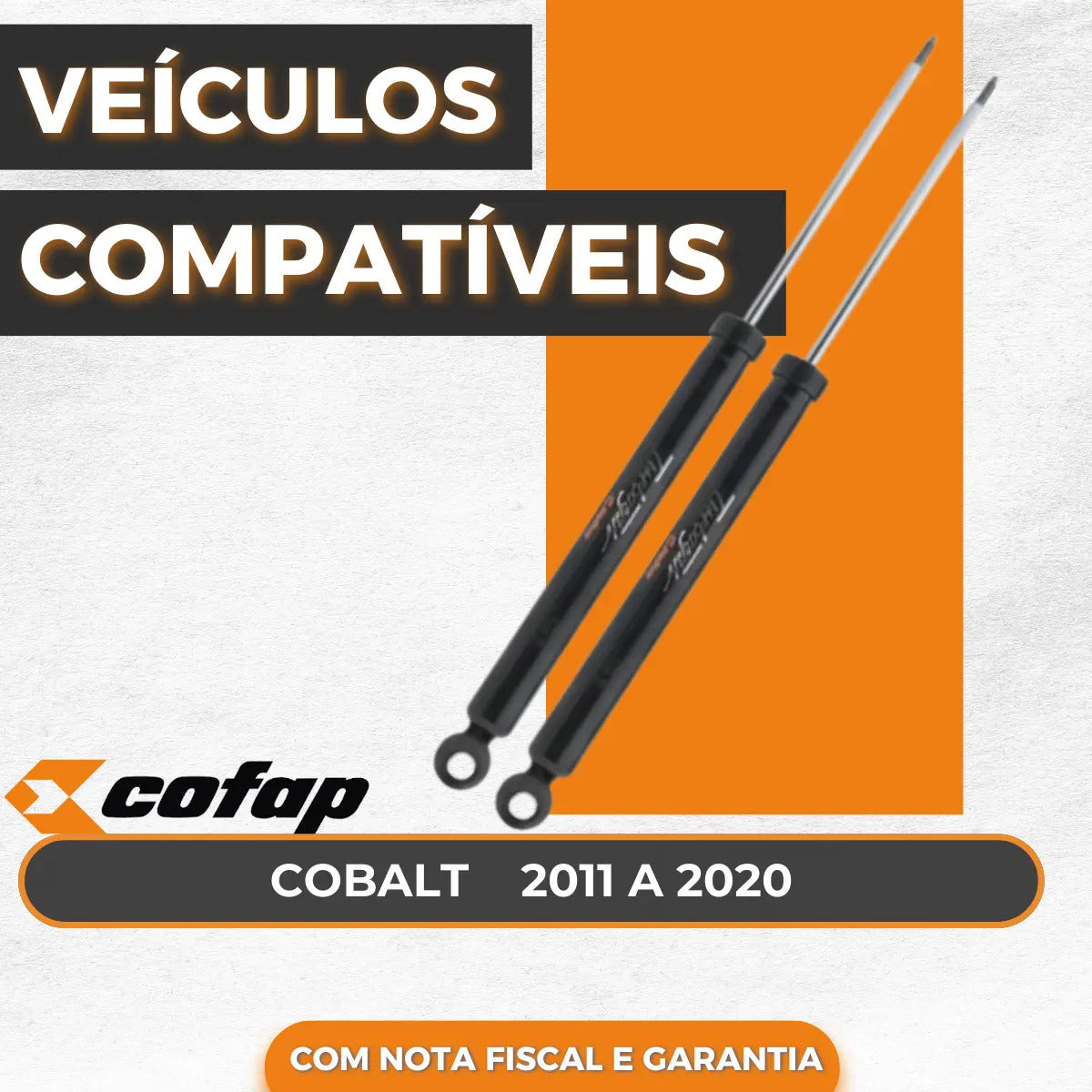 Par Amortecedores Traseiro Cobalt 2012 A 2021 Original Cofap