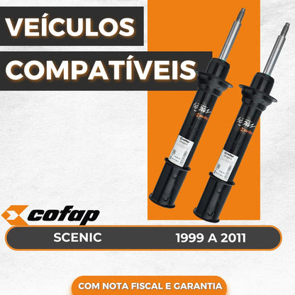 Par Amortecedor Dianteiro Scenic Todos +99 Cofap Gp32313