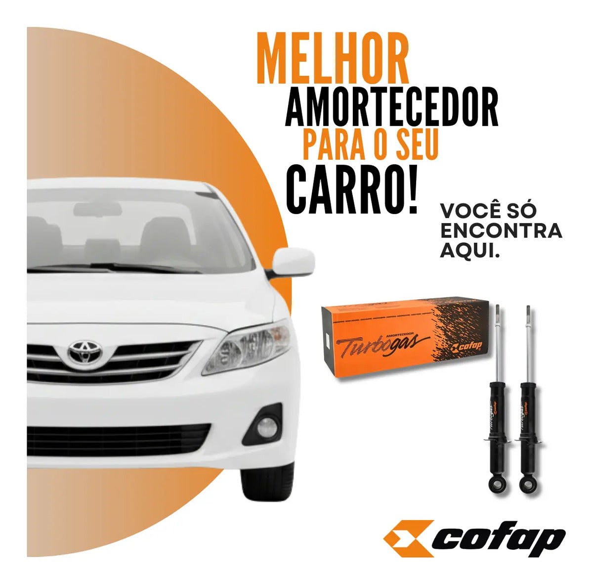 Par Amortecedor Traseiro Cofap Original Corolla 2011 2012