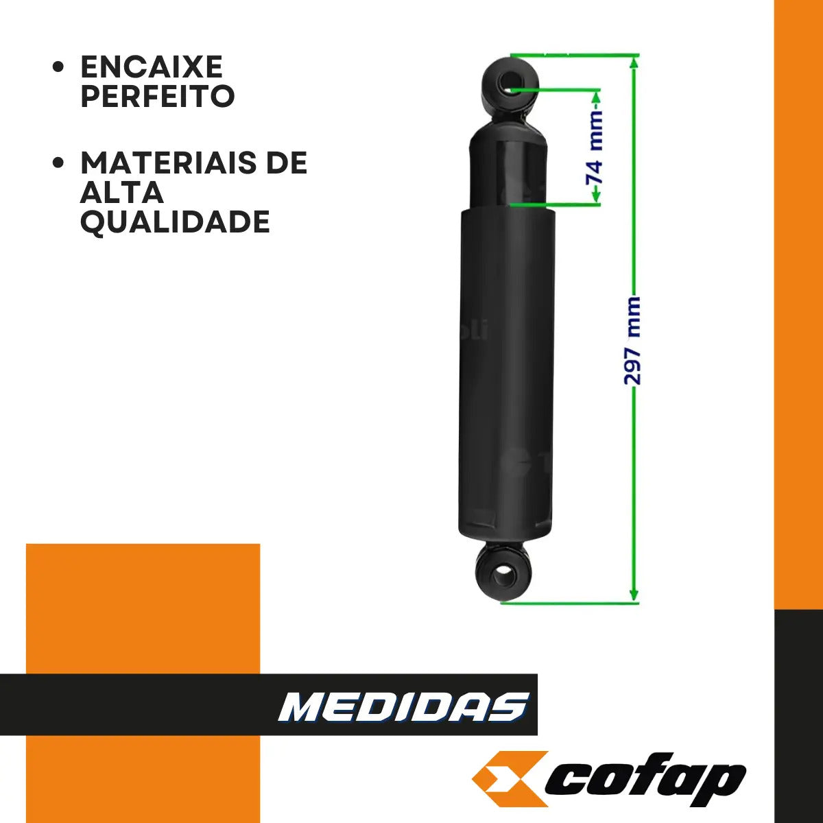 Amortecedor Traseiro A / C / D-20 4x2 1983 Até 1992 Cofap