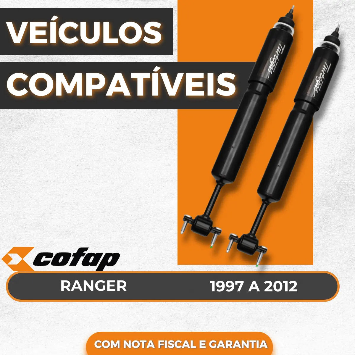 Par Amortecedore Dianteiro Ranger 2008/09/10/2011 Cofap