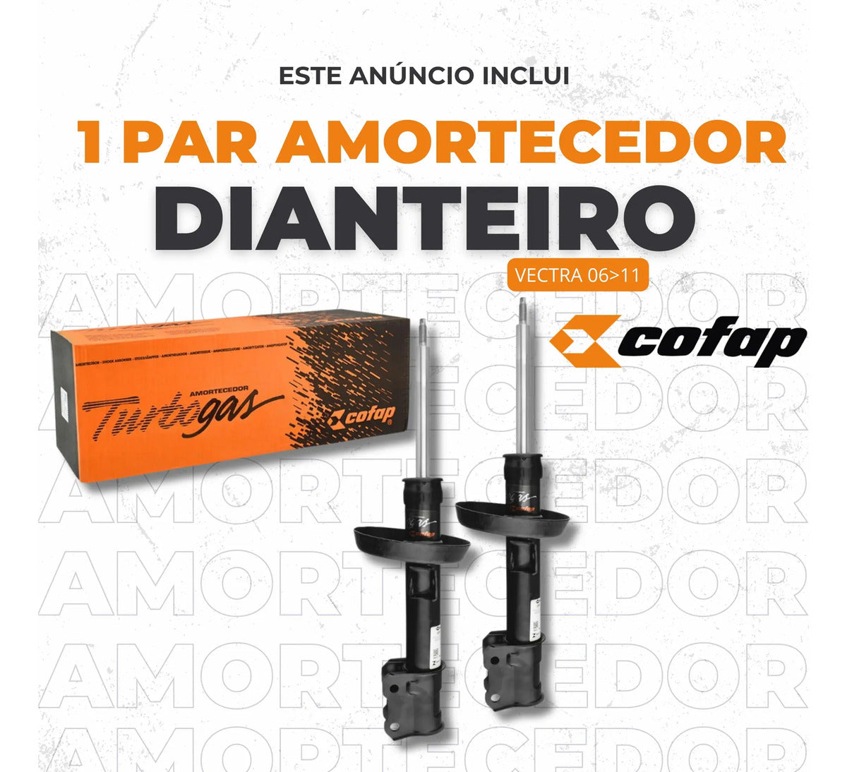 Par Amortecedor Dianteiro Vectra 06 11 Cofap Gp32605 Gp32606