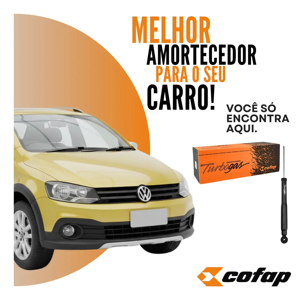 Amortecedor Traseiro Crossfox Spacecross 05/14 Cofap