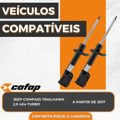 Par Amortecedor Traseiro Jeep Compass Trailhawk 2.0 Cofap